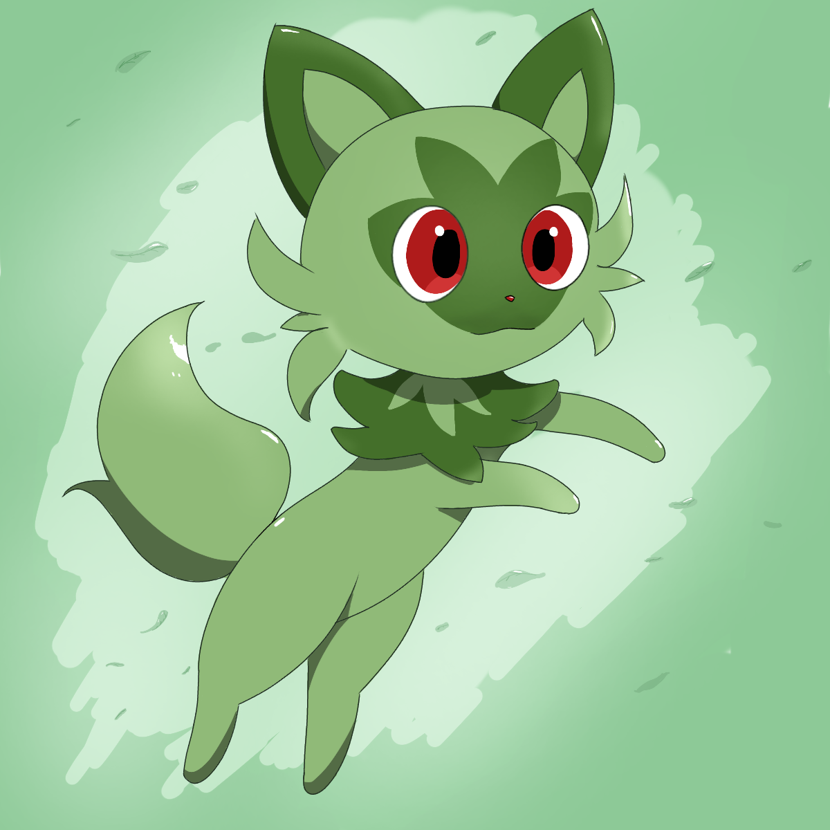 Inicial tipo planta pokemon Escarlata Purpura by DanielXDX156 on DeviantArt