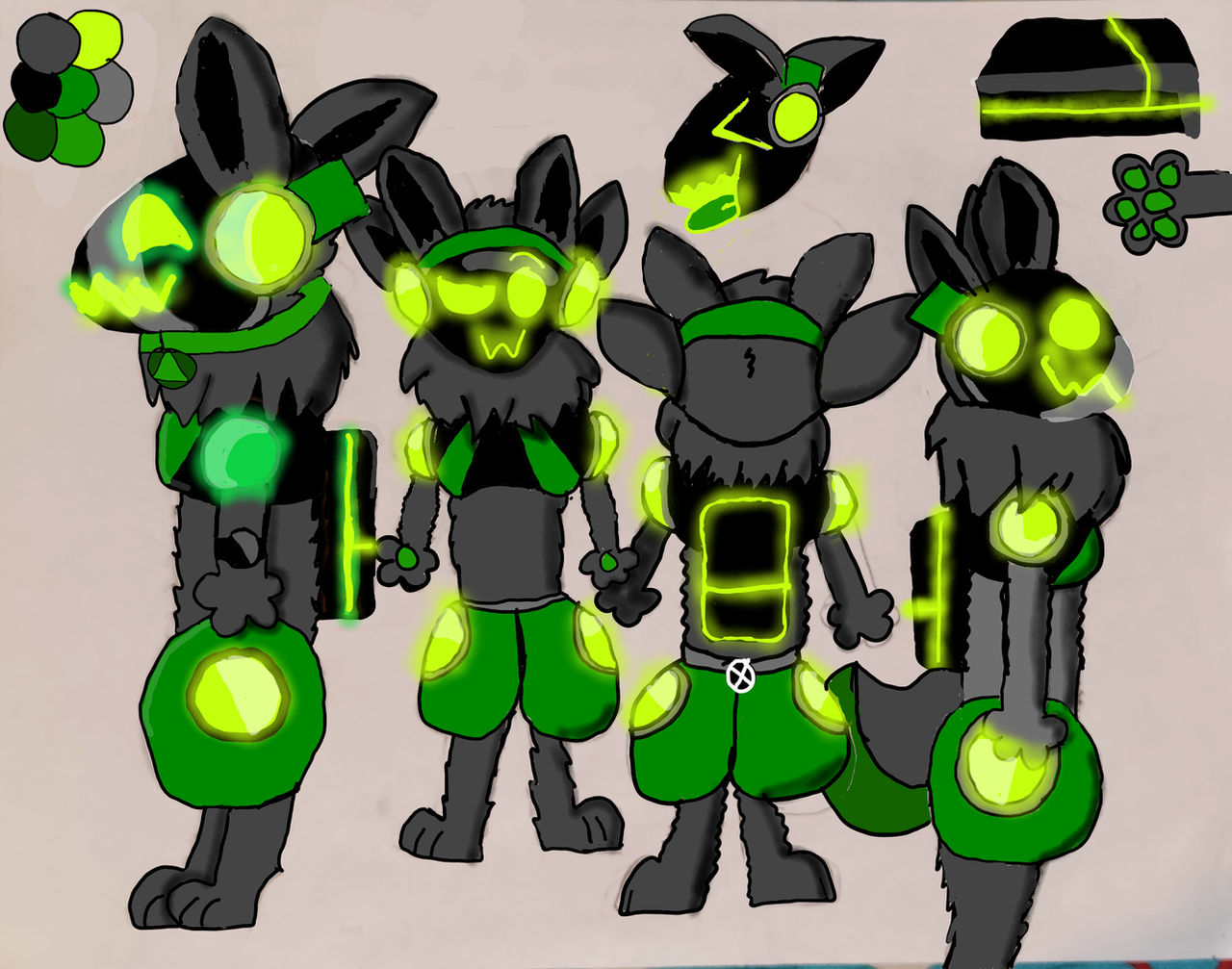 Alpha Wolf the Protogen by AlphaTheWolf05 on DeviantArt