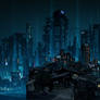Dystopia matte painting