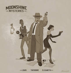 Moonshine mysteries character design