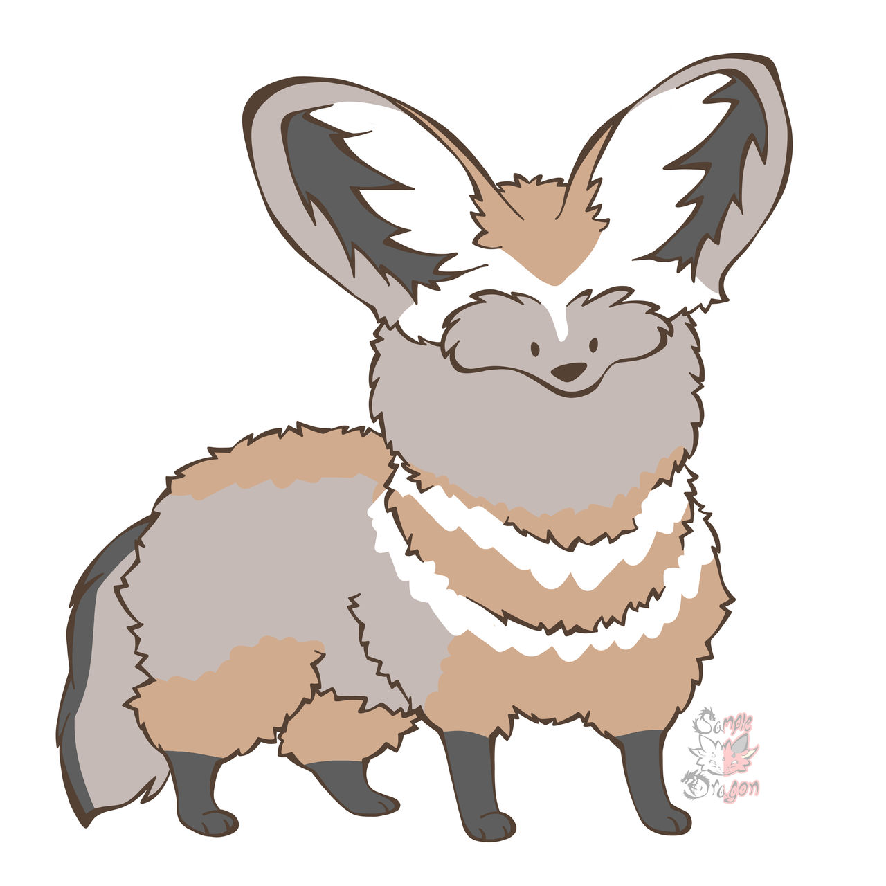 Bat Eared Fox Free2Use by SampleDragon on DeviantArt