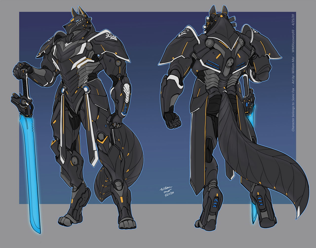 Azureborn Samples Nikozar's Azurian Armor by TheSonicFox on DeviantArt