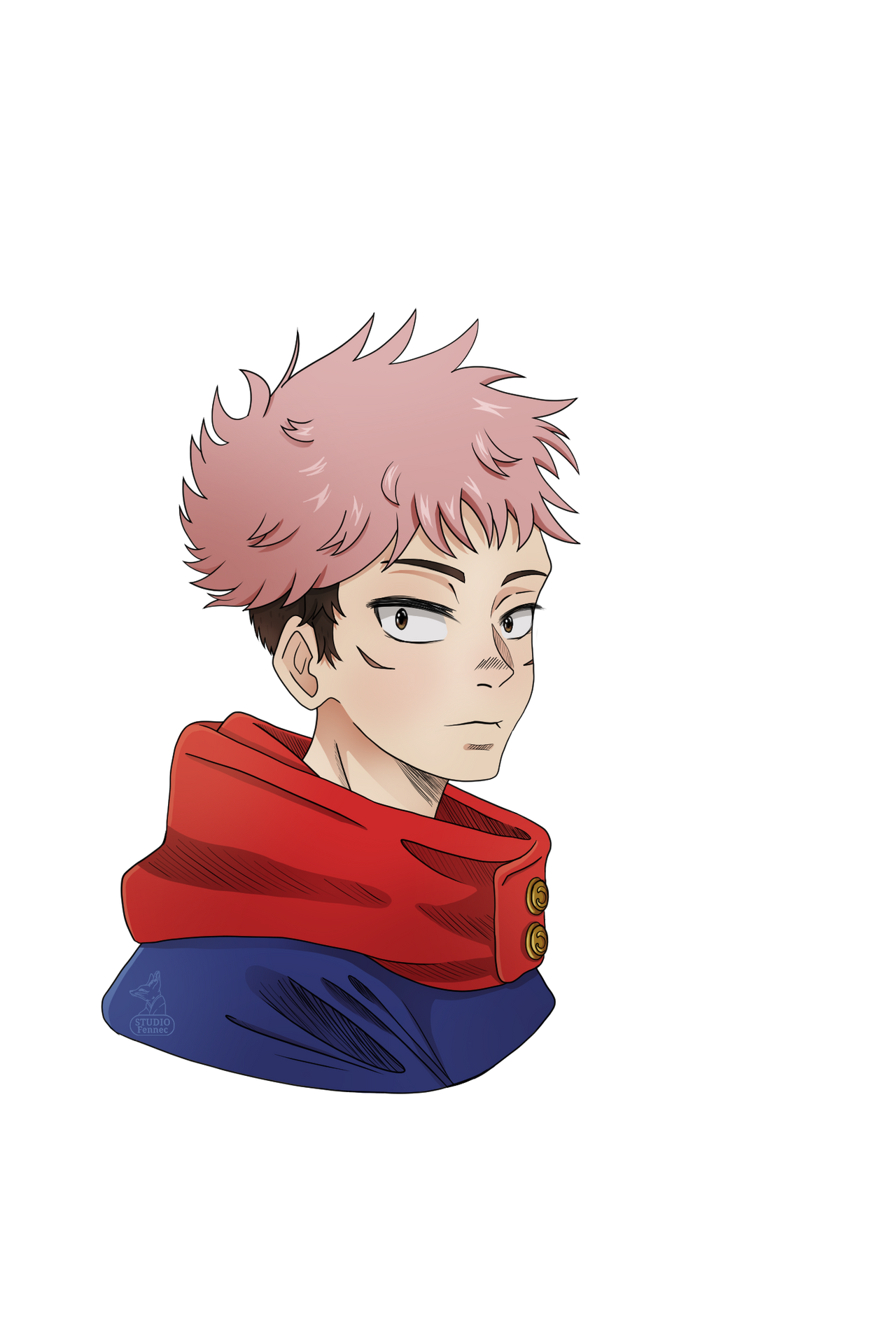 Itadori by StudioFennec on DeviantArt