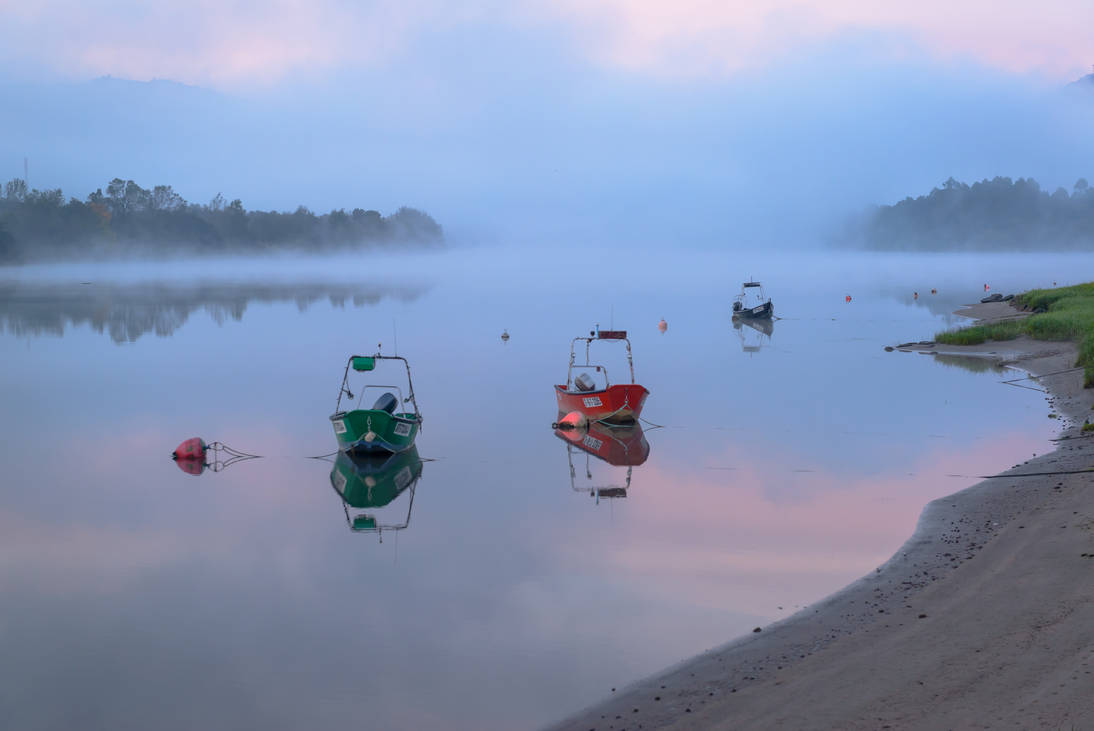 Fishermen boats by MarcosRodriguez