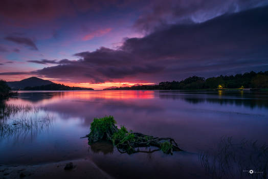 Epic sunset at the river 3