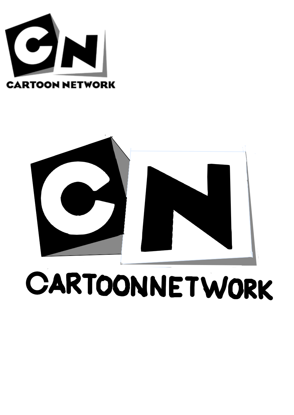 Cartoon Network logo (my drawing) by PurpleDino100 on DeviantArt