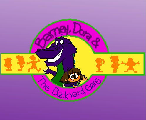 Barney Dora The Backyard Gang Version 1 By Purpledino100 On