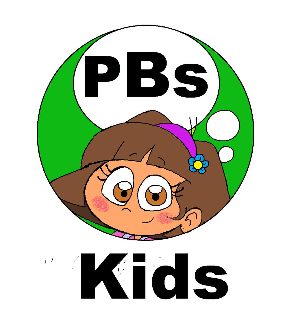 Dora's own PBS KiDS logo by PurpleDino100 on DeviantArt