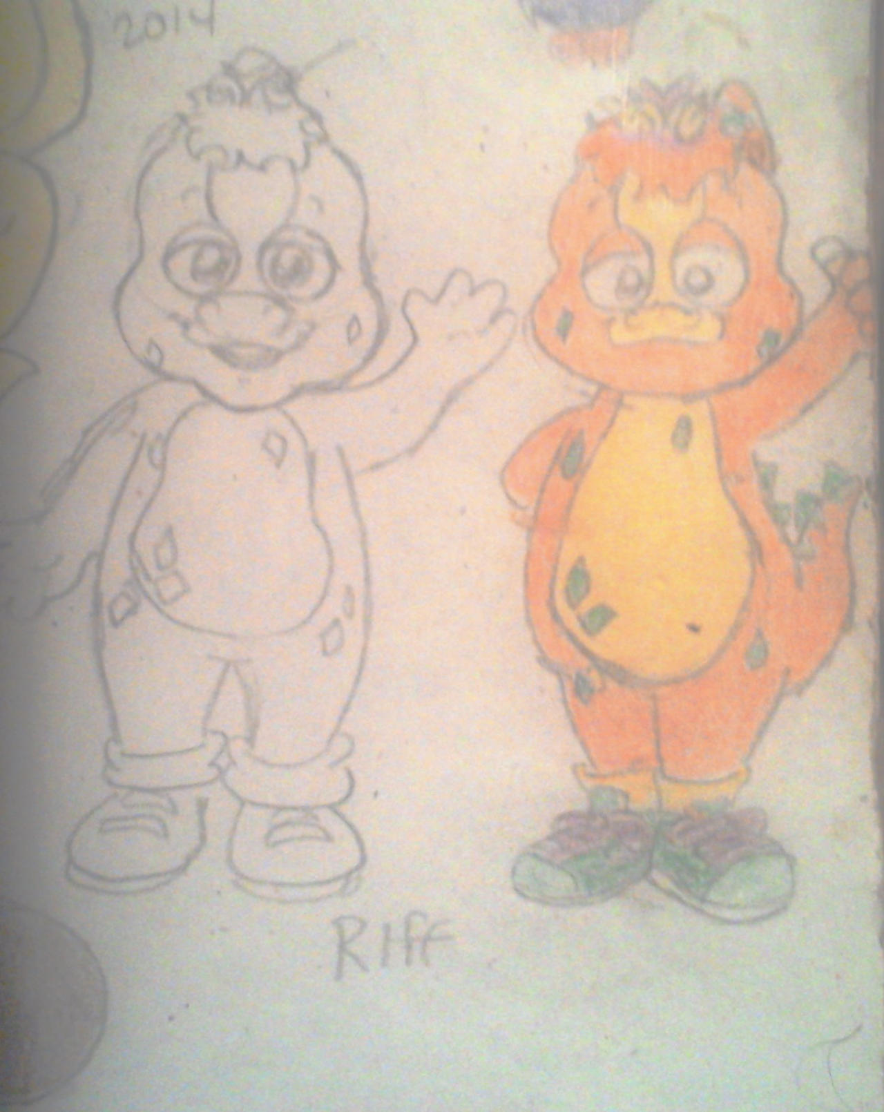 My Sketch Design of Riff by PurpleDino100 on DeviantArt