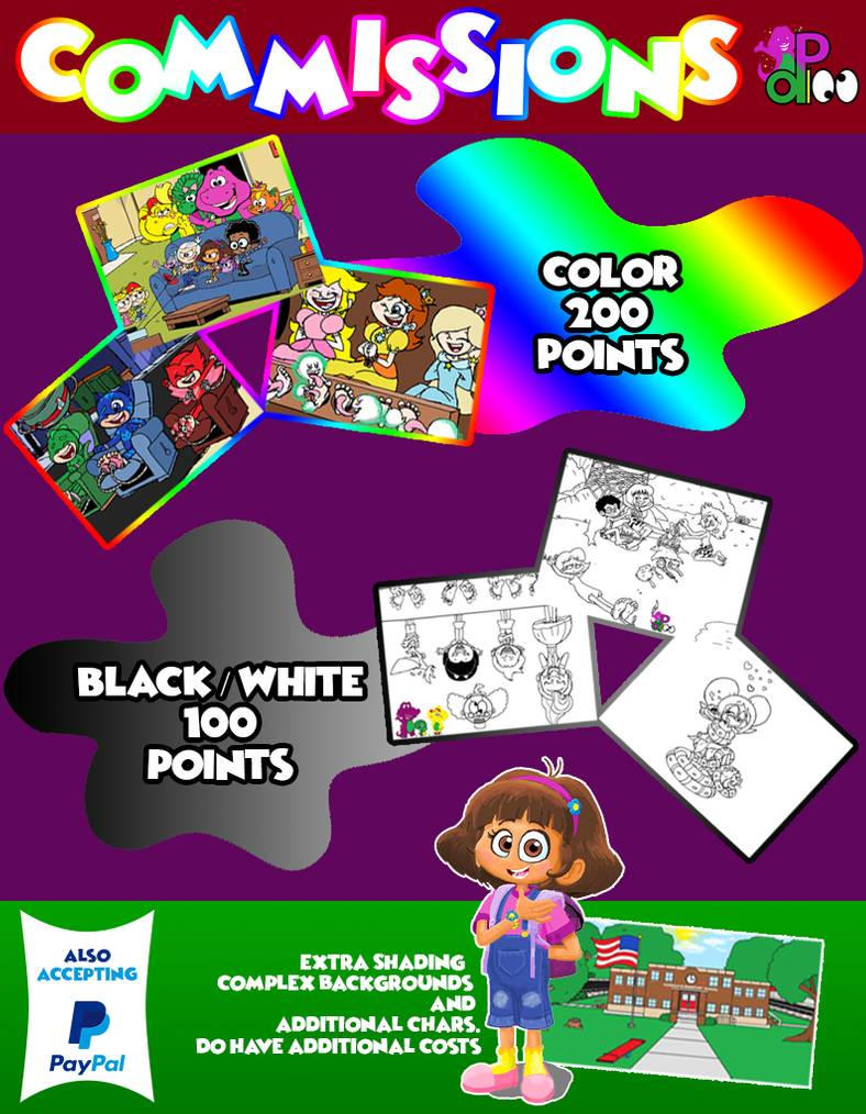 My Official Comm. Sheet by PurpleDino100 on DeviantArt