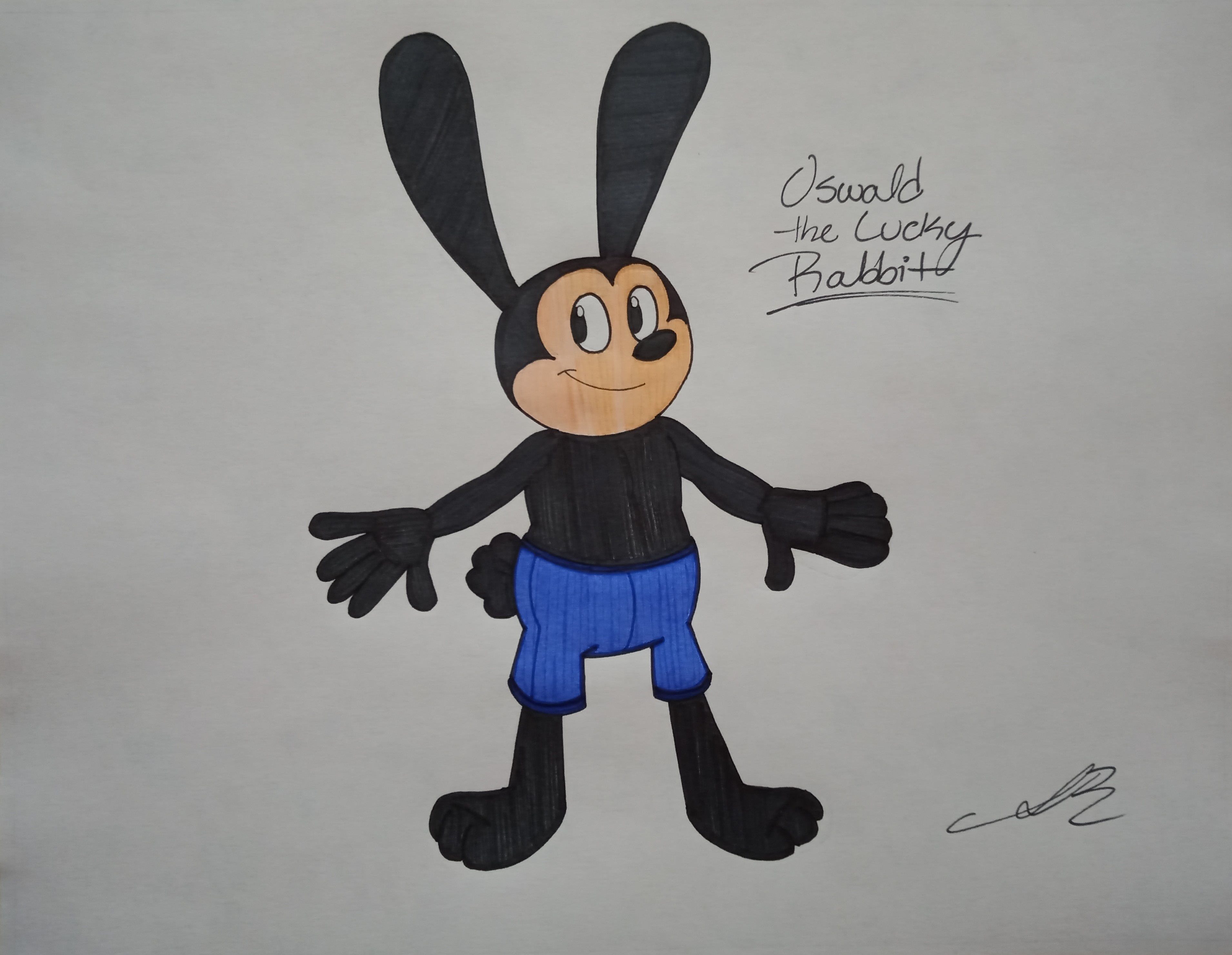 Oswald the Lucky Rabbit by AwesomeArtMaster15 on DeviantArt