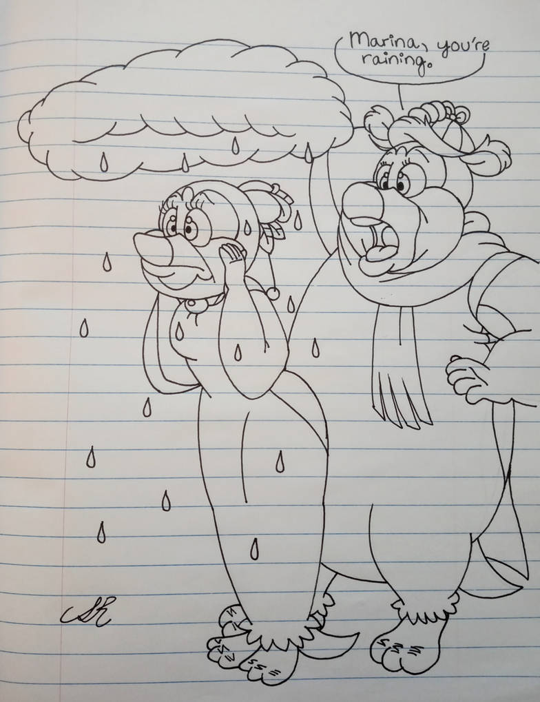 Getting Rained On Mad Getting Rained On by AwesomeArtMaster15 on DeviantArt