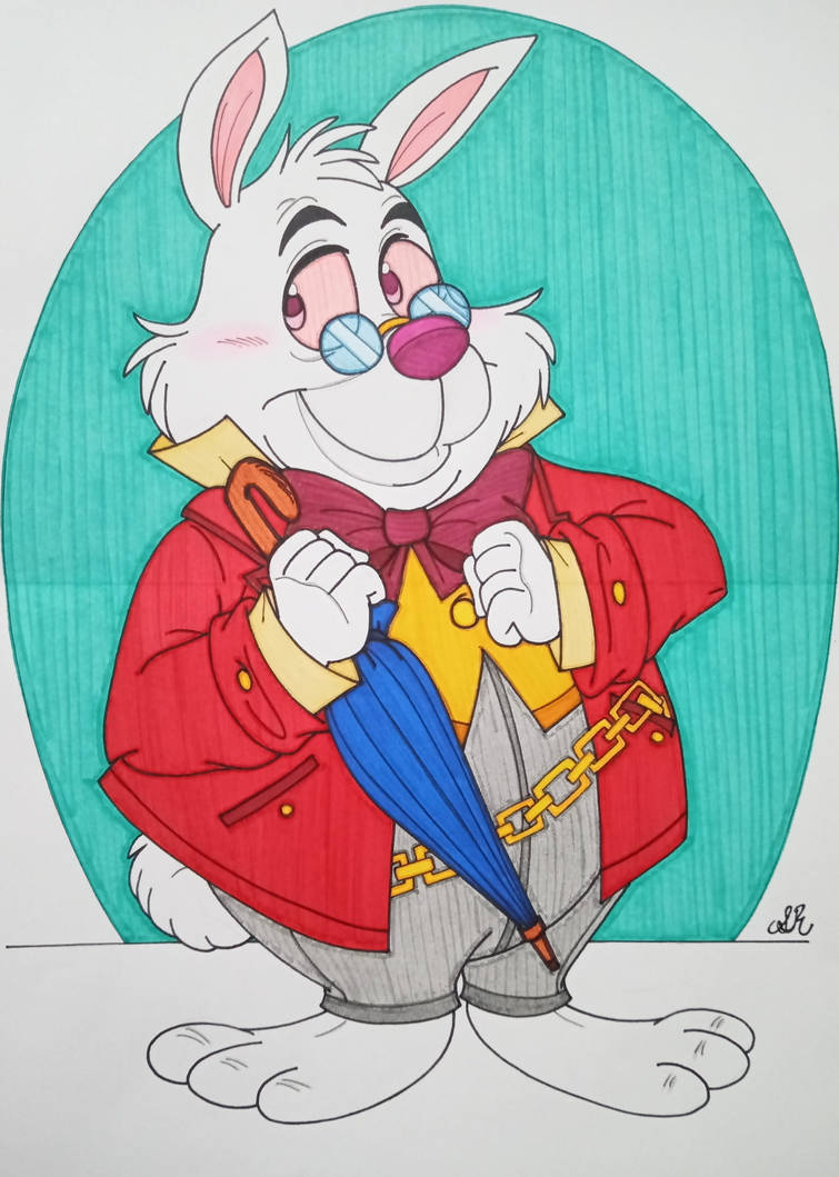 Disney White Rabbit Graphics The White Rabbit by AwesomeArtMaster15 on DeviantArt