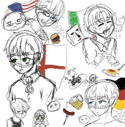 Aph messy doodles