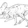 Protoceratops Lineart