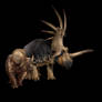 Antediluvian Ark_Styracosaurus and Brachyceratops