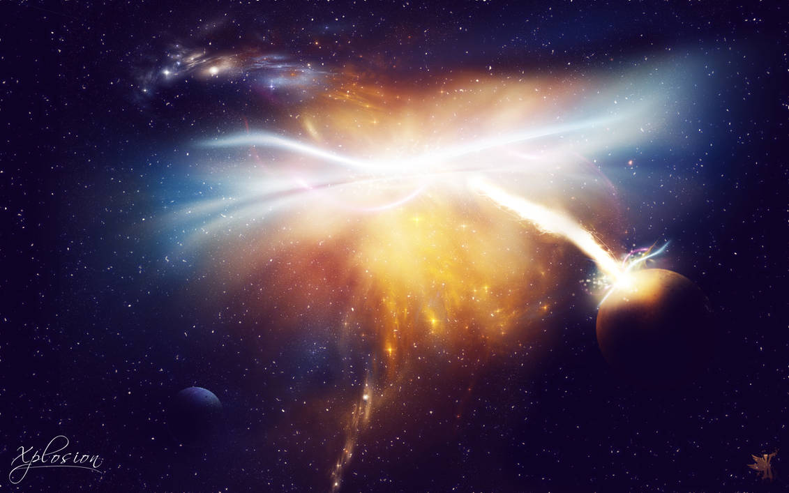 Space Exploding Art Xplosion Space Art Wallpaper by Kewi67 on DeviantArt