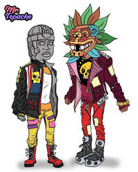 Punk Olmeca y Punk Quetzalcoatl