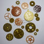 Steampunk resin gears