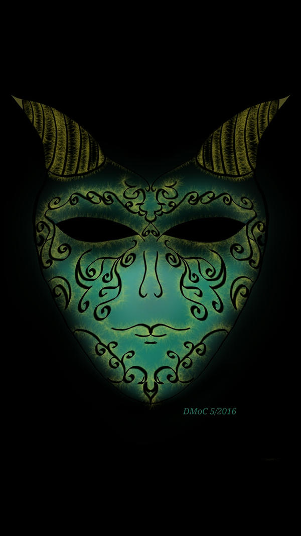 Theale Mask Golden Teal Mask by 03DragonMaiden on DeviantArt