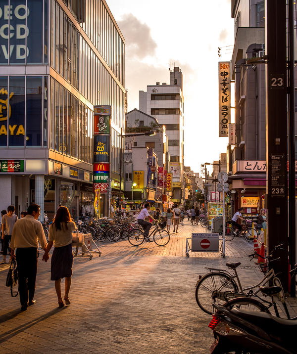 Evening walk in Asakusa