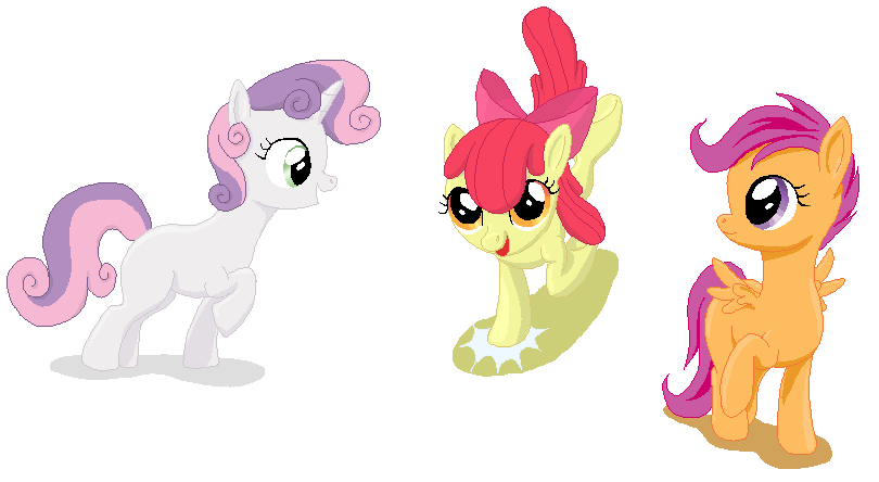 Cutie mark crusaders Trio