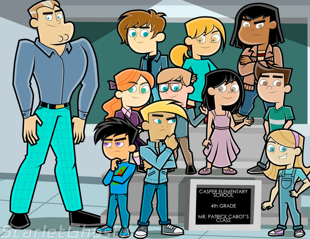 Commission - 4th Grade Class Picture by ScarletGhostX on DeviantArt