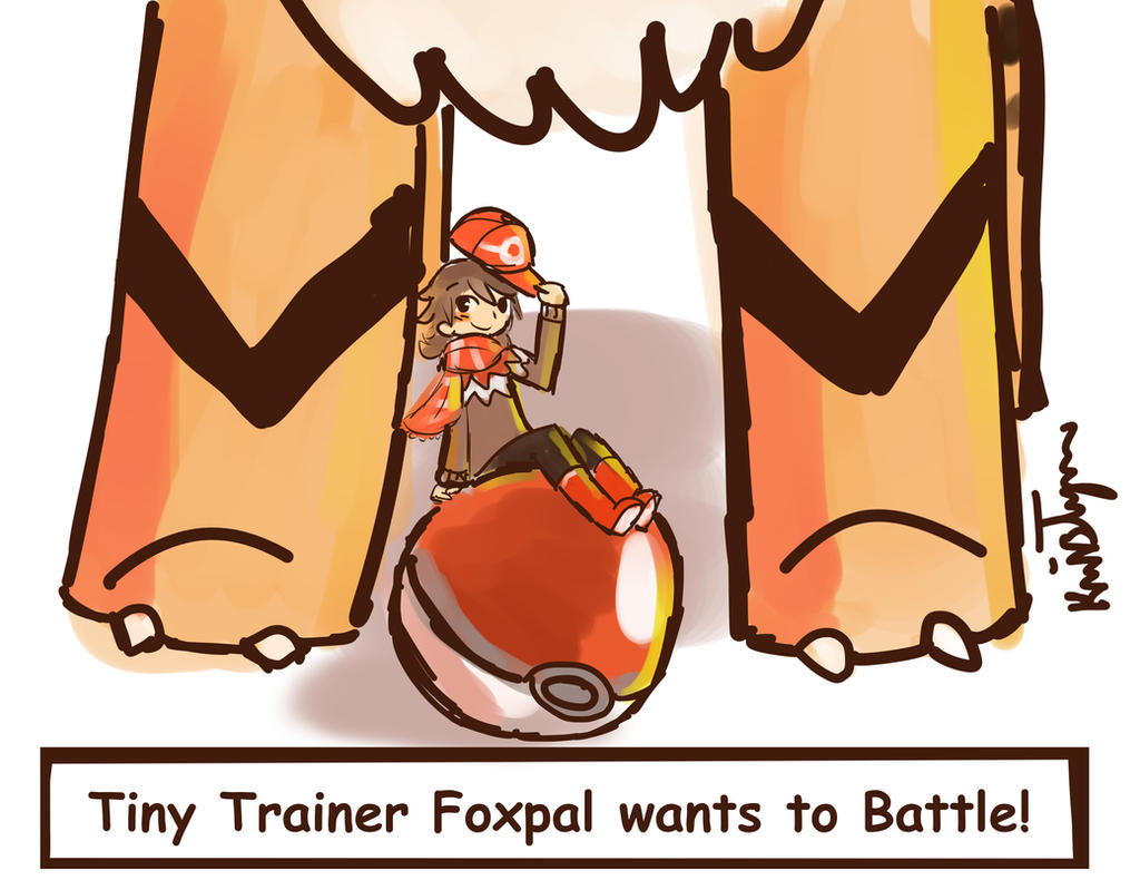 Tiny Trainer Battle by Friendlyfoxpal on DeviantArt