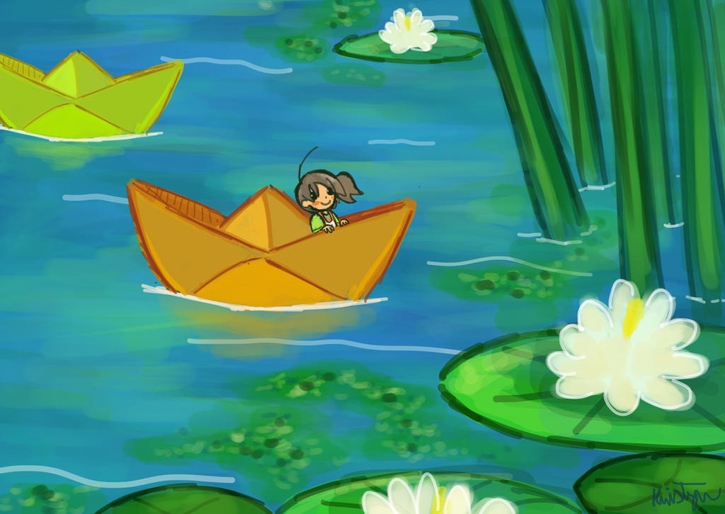 Paper Boats by Friendlyfoxpal on DeviantArt