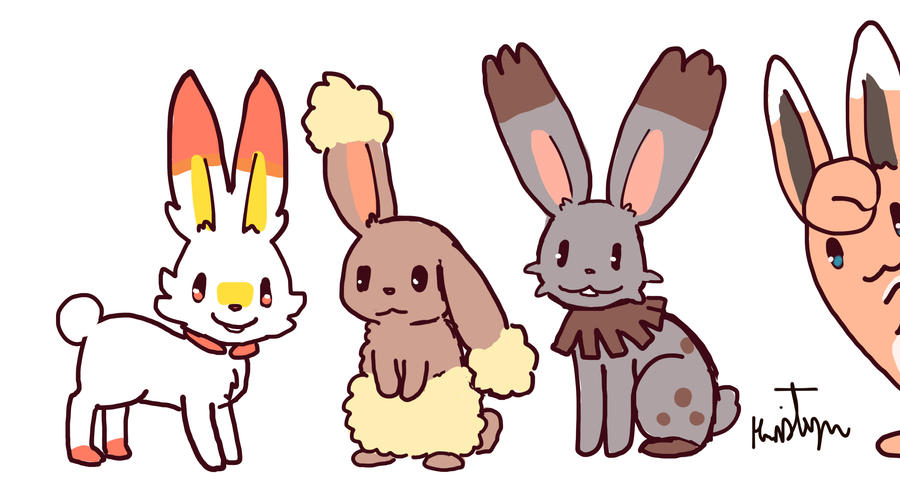 Poke Bunnies by Friendlyfoxpal on DeviantArt