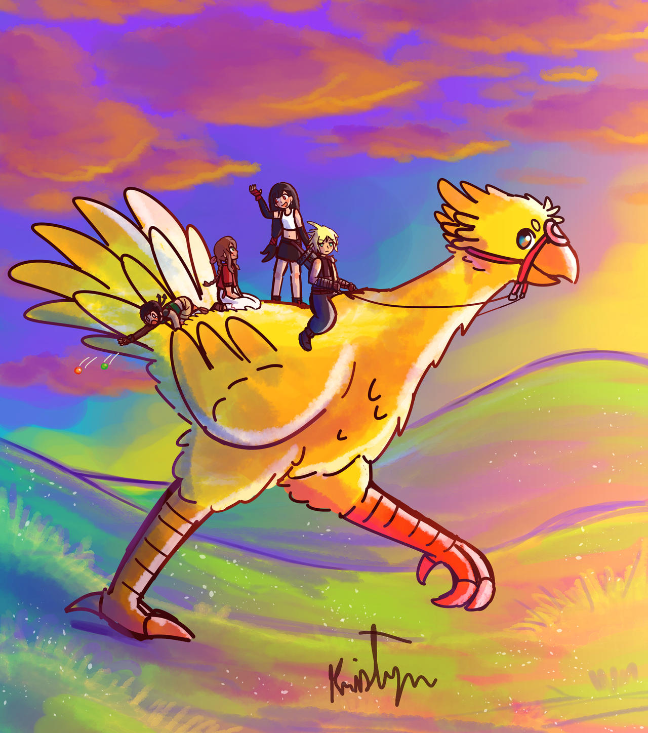 Chocobo Ride Chocobo Ride by Friendlyfoxpal on DeviantArt