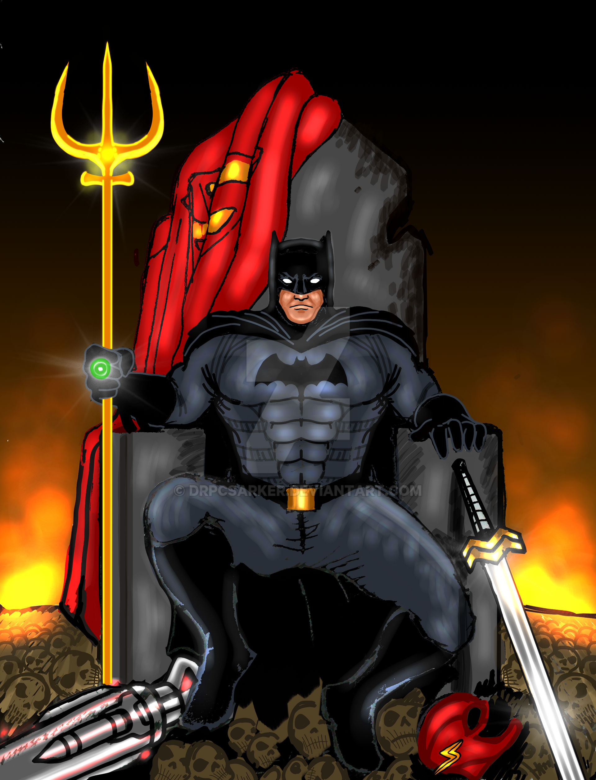 Batman kills the justice league' by ashim by drpcsarker on DeviantArt