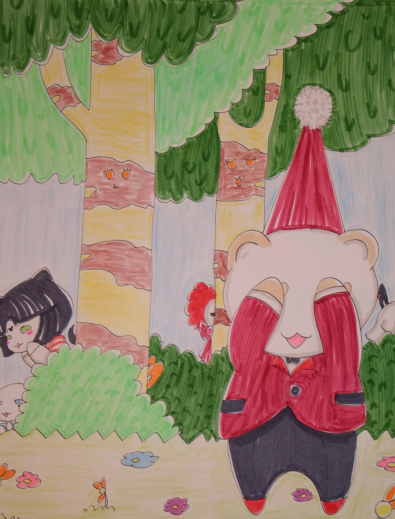 Scary Cat Playing Hide And Seek Kawaii Chibi Anime By Artsysister On Deviantart Scary Cat Playing Hide And Seek Kawaii Chibi Anime By Artsysister On Deviantart