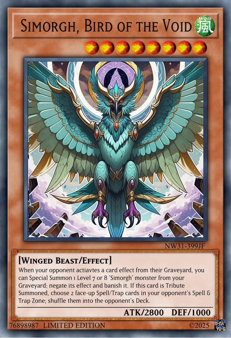 Simorgh, Bird of the Void by deadstorm8 on DeviantArt