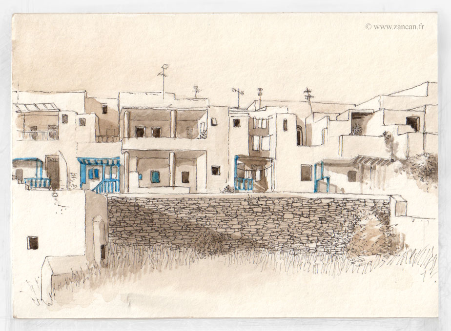 Dwellings in Sifnos