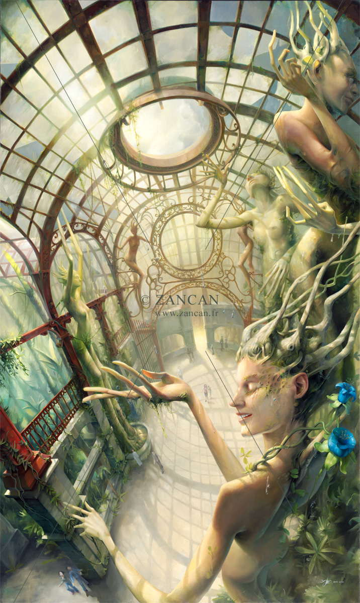 Tears of joy in the garden of giants by zancan