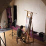 in my workshop in Bordeaux