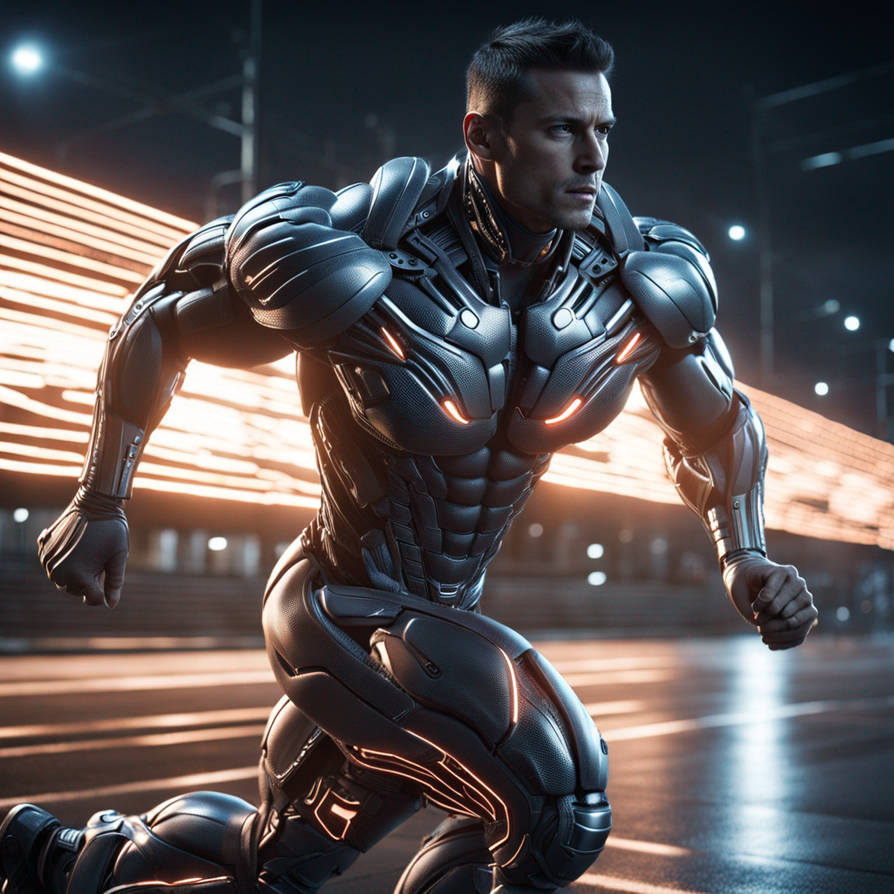 Cyborg Running Cyborg running man by Lovevelo35 on DeviantArt