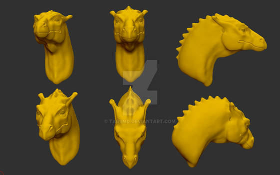 Zbrush Pern Dragon Head