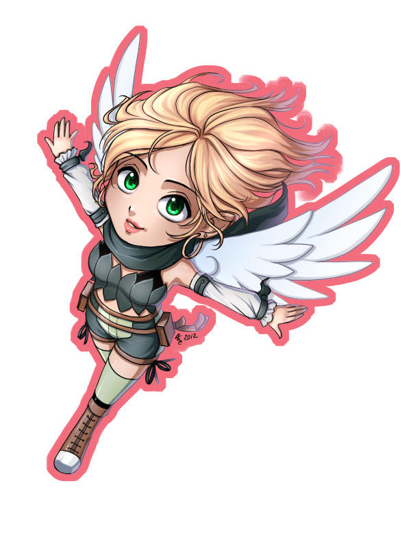Chibi Rydia 2012-03-16: Chibi Rhiya by hikari-chan on DeviantArt