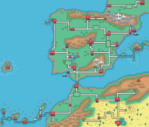 Pokemon Region Spain, Portugal and North Africa.