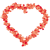 Heart of little hearts orange/red icon