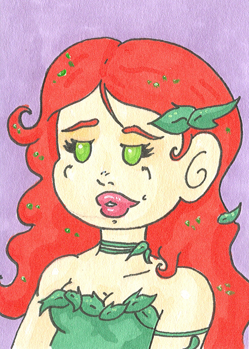 Poison Ivy aceo