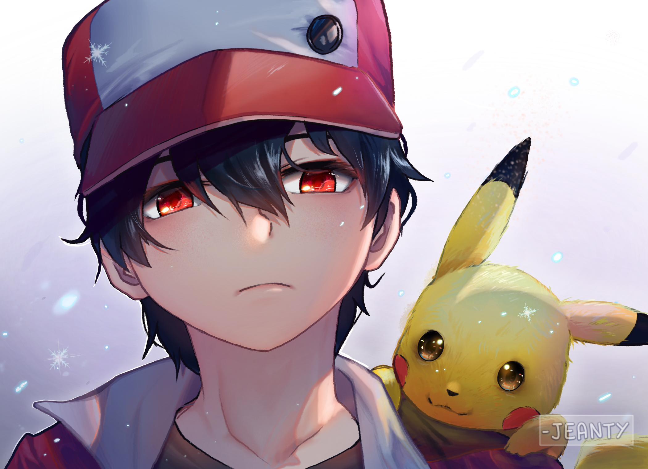 Red Pokemon fan art by Wallach1 on DeviantArt