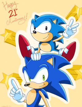 Happy 21st Anniversary Sonic