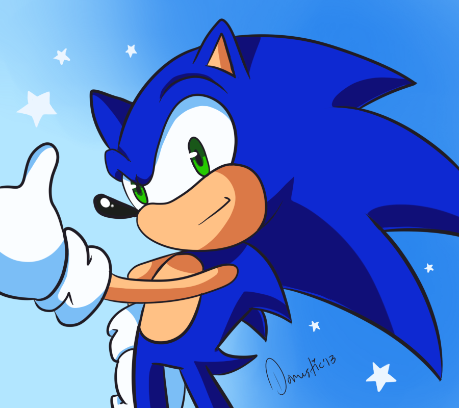 Thumbs Up Sonic The Hedgehog