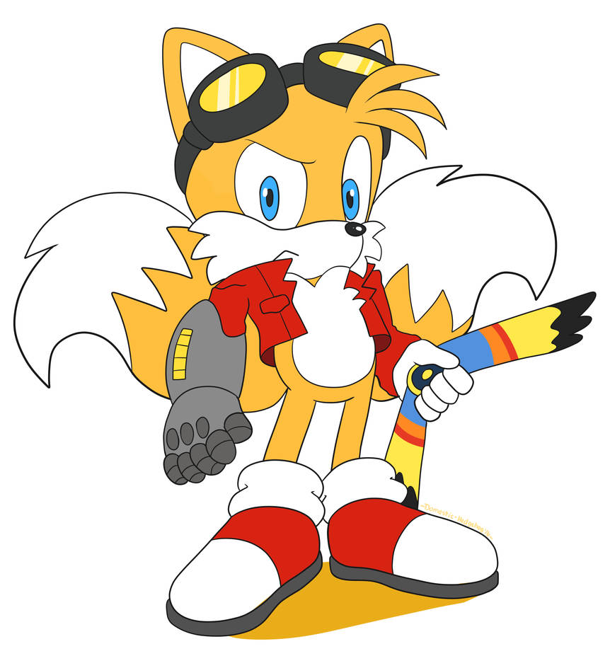 Commission Tails reboot by DomesticMaid on DeviantArt