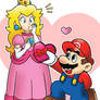 Mario x Peach Be My Valentine