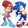 Commission Sonic and Sally Redesigns