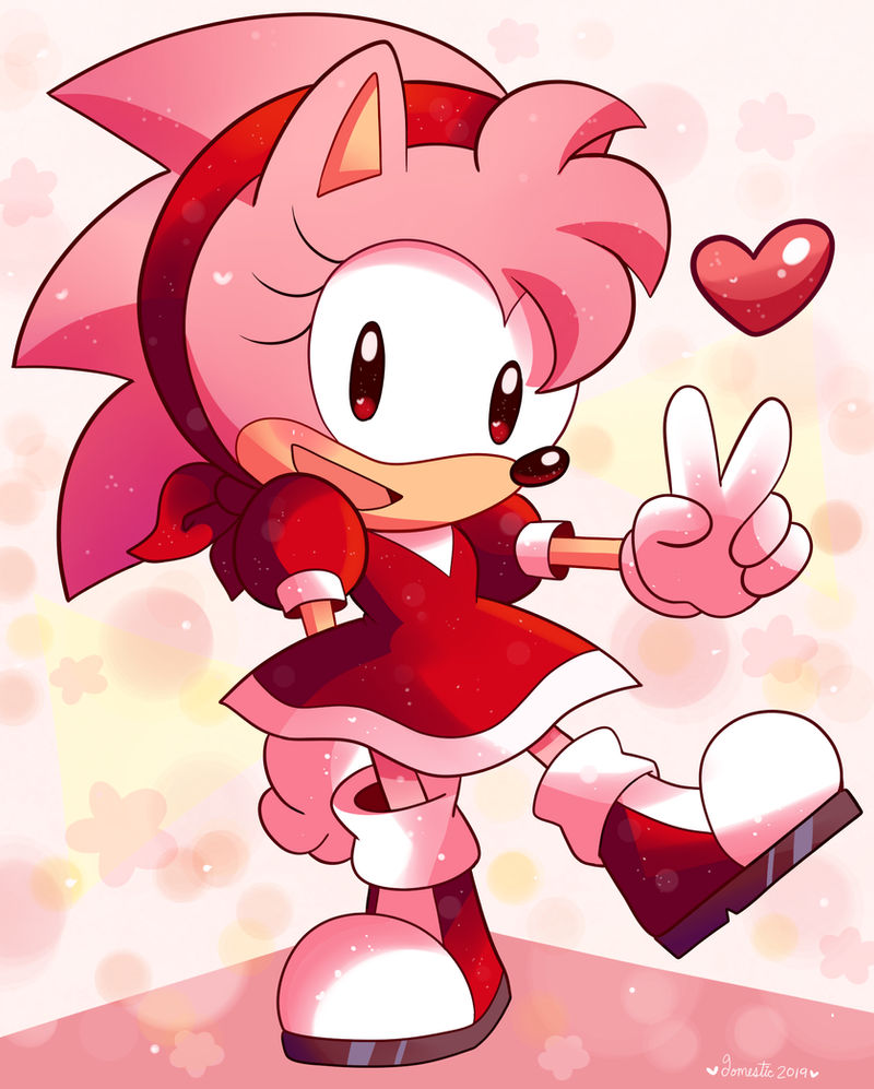 Classic Amy Rose Hugs Classic Sonic by Wbf910 on DeviantArt